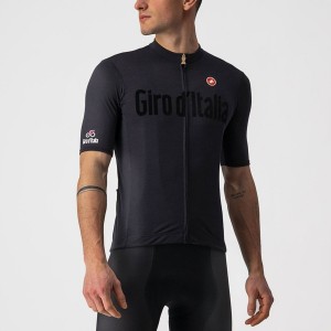 Pánské Dres Castelli HERITAGE MAGLIA NERA Černé | AST219867