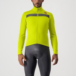 Pánské Dres Castelli PURO 3 FZ Světle Zelene Stříbrné | GYQ205473
