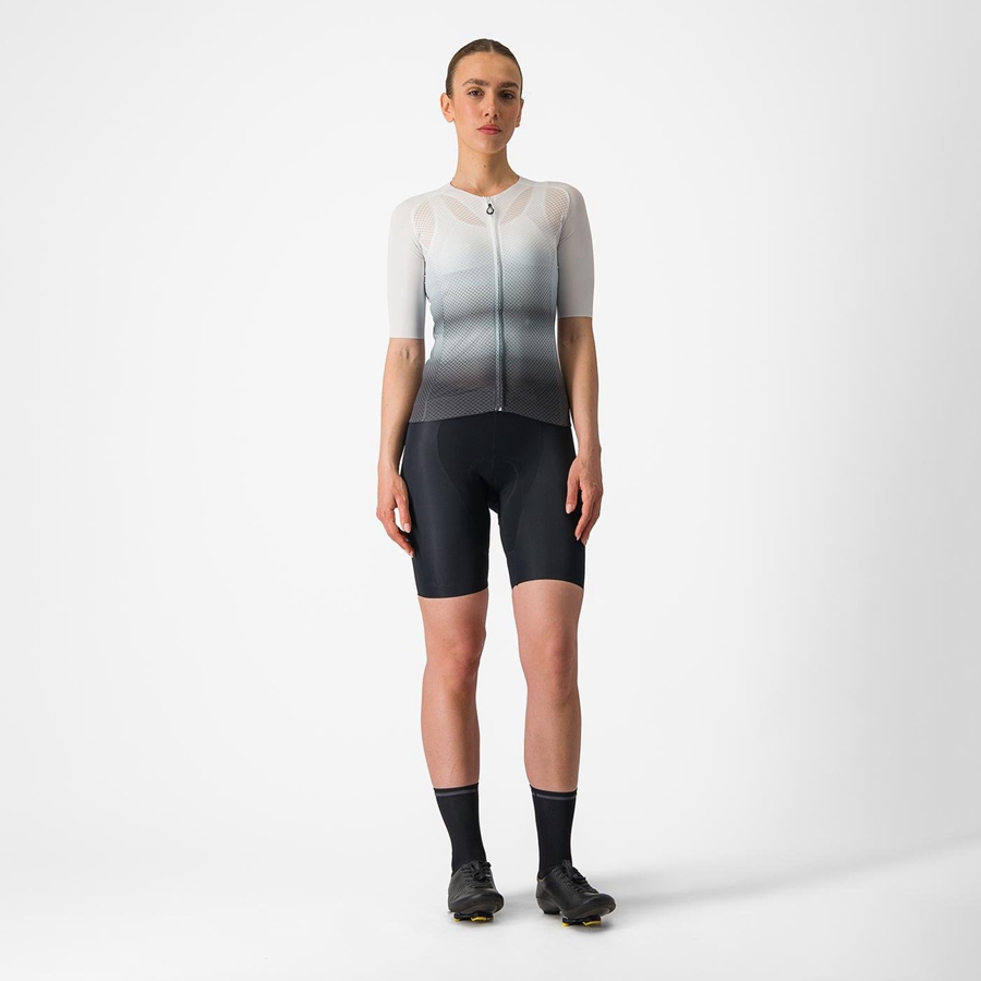 Dámské Dres Castelli CLIMBER'S 4.0 W Bílé Tmavě Šedé | IMN756914