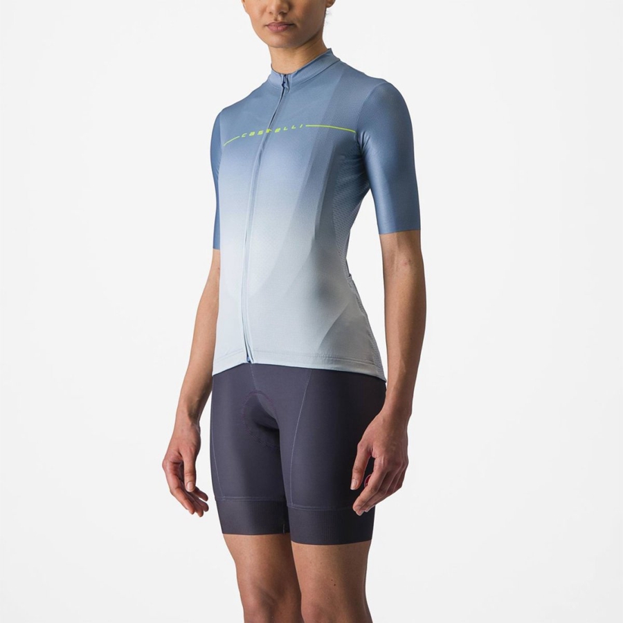 Dámské Dres Castelli SALITA Šedé Blankyt Blankyt | WUQ382056