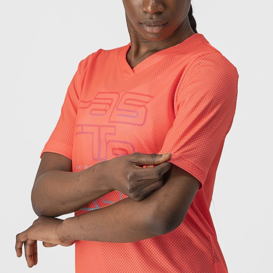 Dámské Dres Castelli TRAIL TECH W TEE Koralove | LOW263087