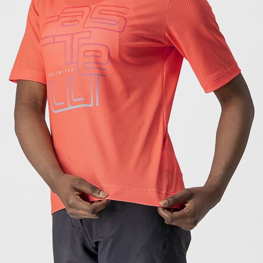 Dámské Dres Castelli TRAIL TECH W TEE Koralove | LOW263087