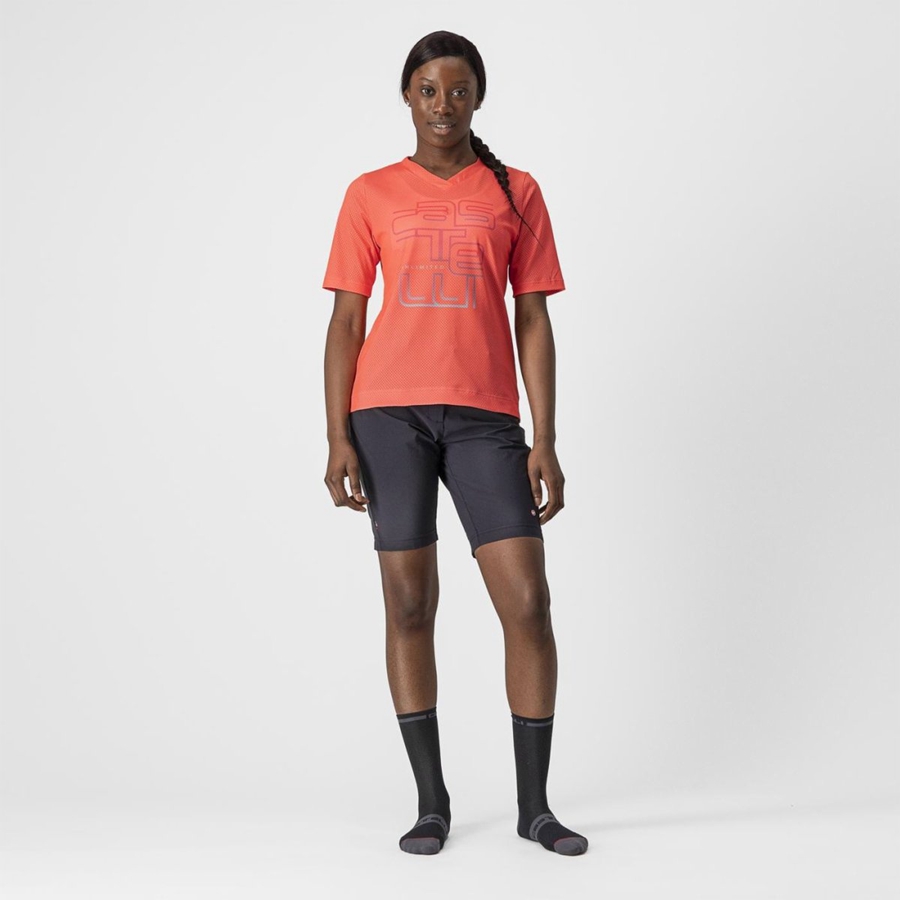 Dámské Dres Castelli TRAIL TECH W TEE Koralove | LOW263087