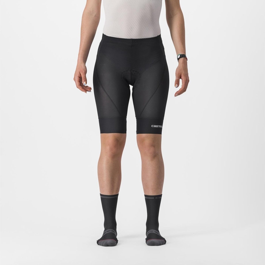 Dámské Kraťasy Castelli TRAIL W LINER Černé | ECF481560