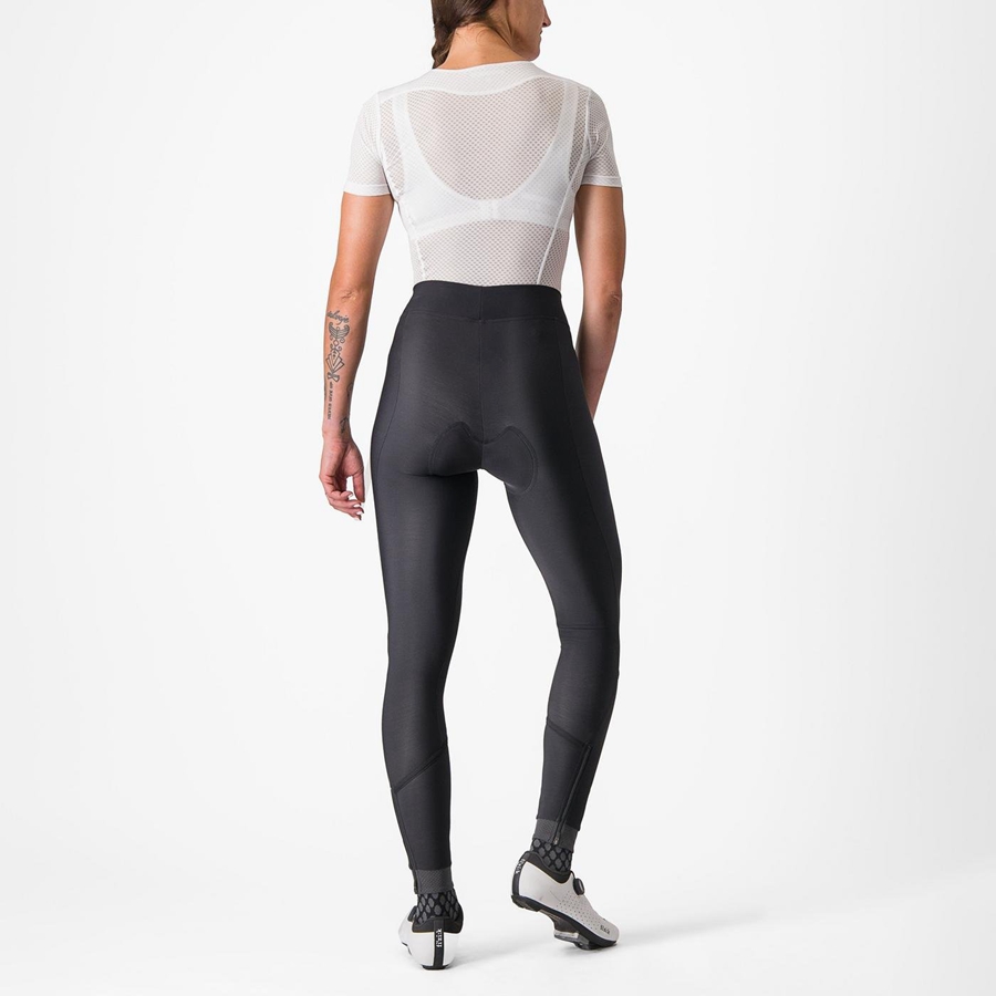 Dámské Legíny Castelli VELOCISSIMA THERMAL Černé Černé | LIF203165