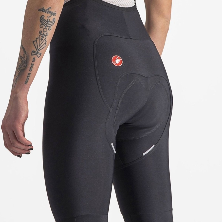 Dámské Punčocháče S Bib Castelli FREE AERO RC W DT Černé | IWK318240