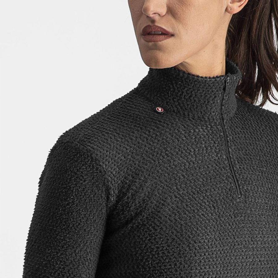 Dámské Základní Vrstva Castelli COLD DAYS W 2nd LAYER Černé | MKN147982
