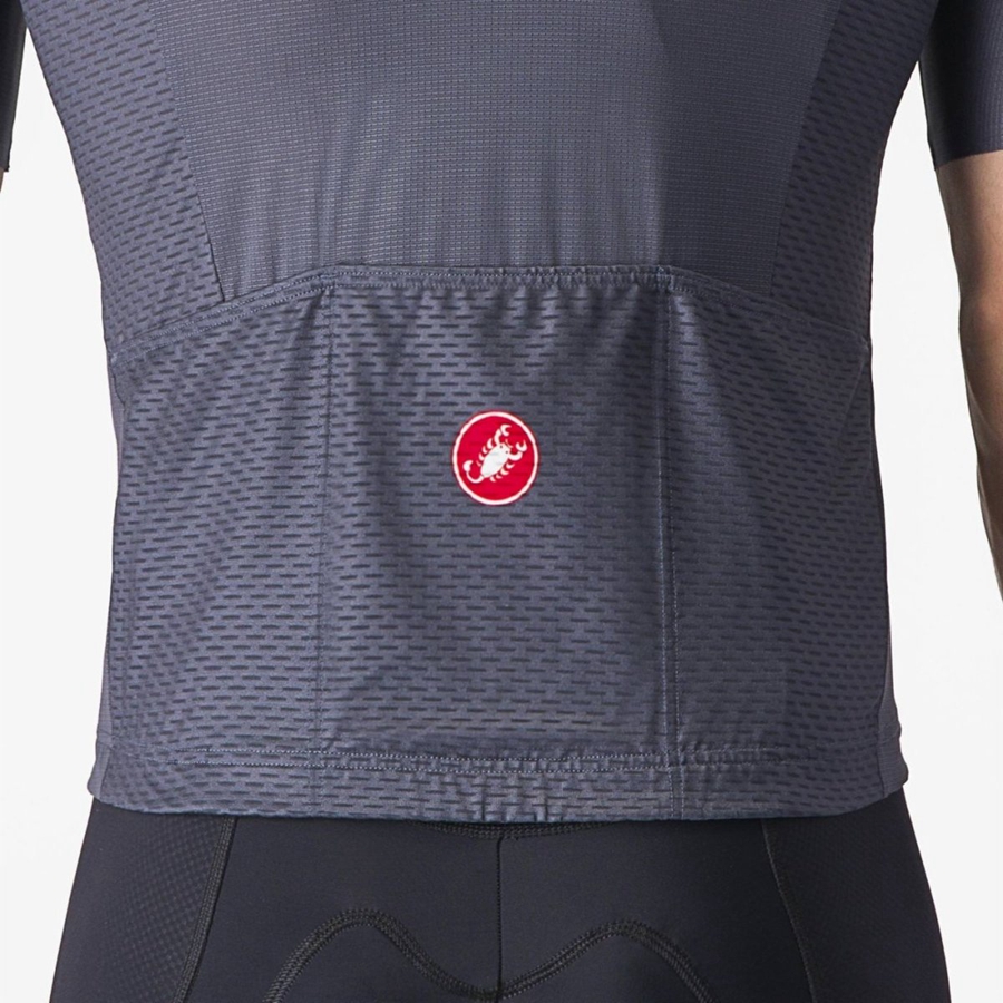 Pánské Dres Castelli TRADIZIONE Blankyt Světle Šedé Blankyt | VXO694015