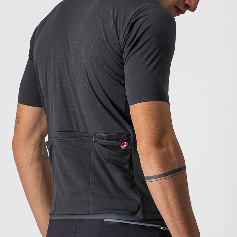 Pánské Dres Castelli UNLIMITED ALLROAD Tmavě Šedé | RNW248036