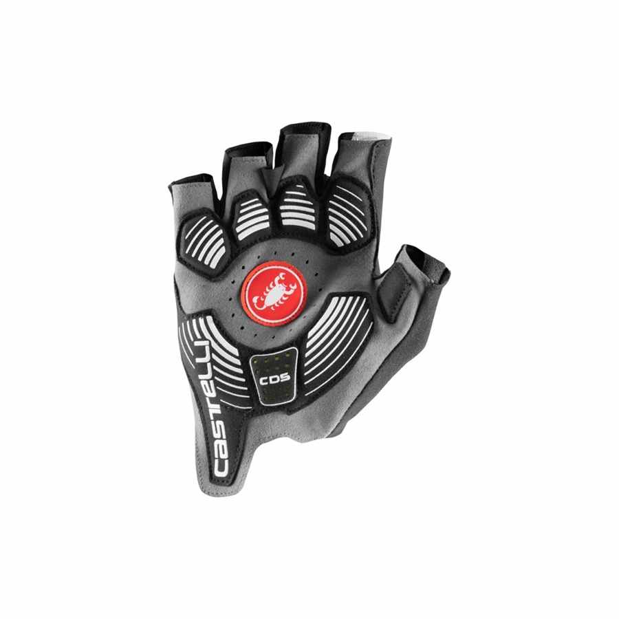 Pánské Rukavice Castelli ROSSO CORSA PRO V Bílé | CVA812749