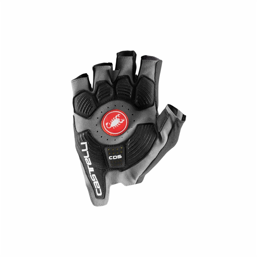 Pánské Rukavice Castelli ROSSO CORSA PRO V Tmavě Šedé | EFM329564